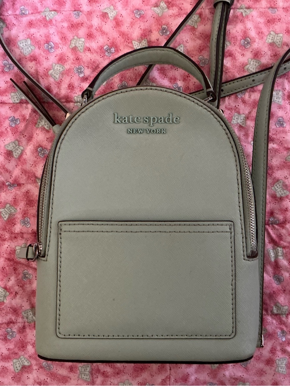Kate Spade Bag Cameron Monostone Convertible Mint